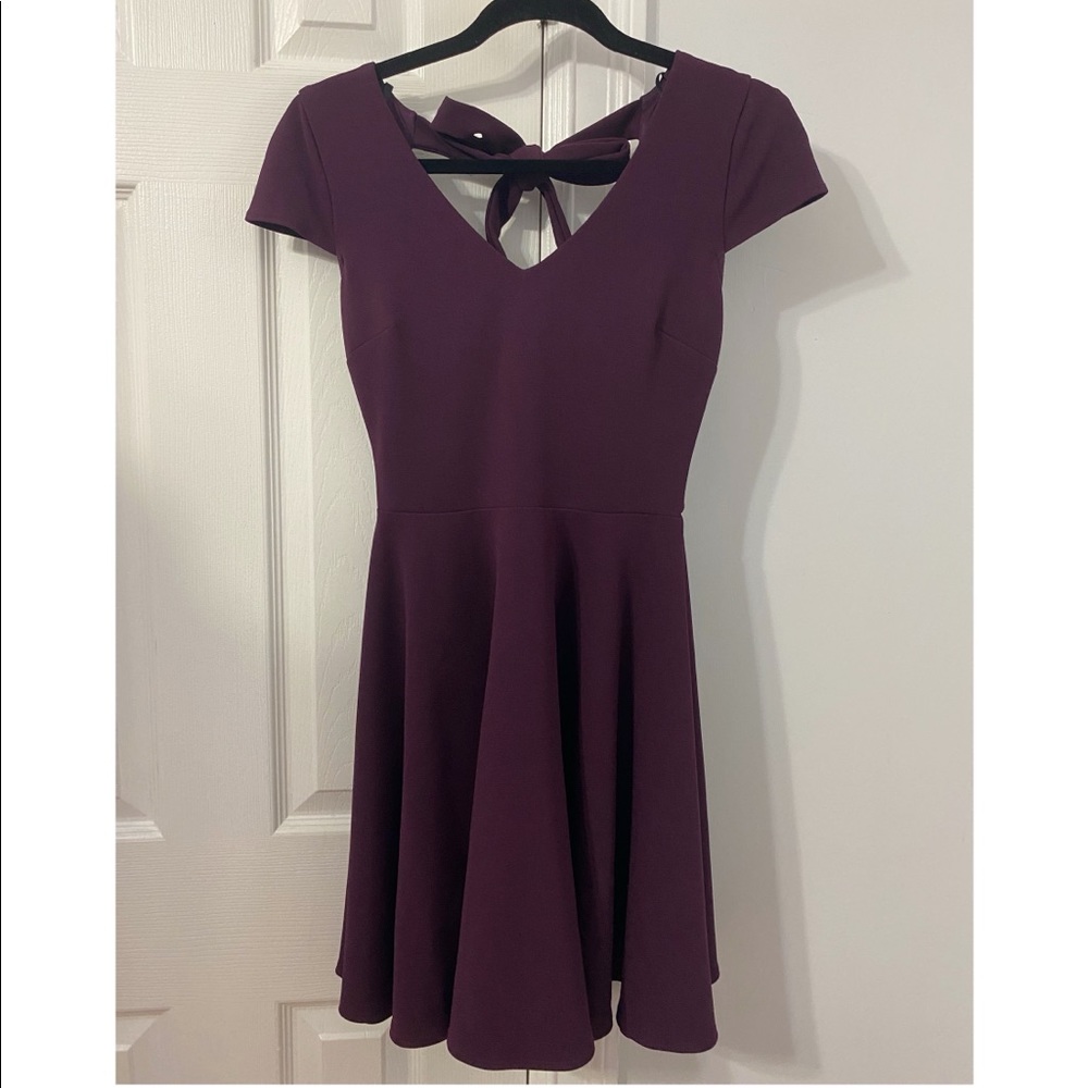 Purple dress